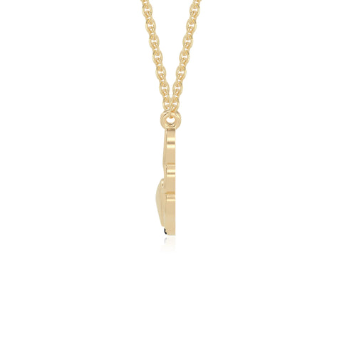 natural black-onyx angel wings heart necklaces in yellow gold vermeil 