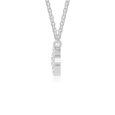 moissanite infinity necklaces in sterling silver 