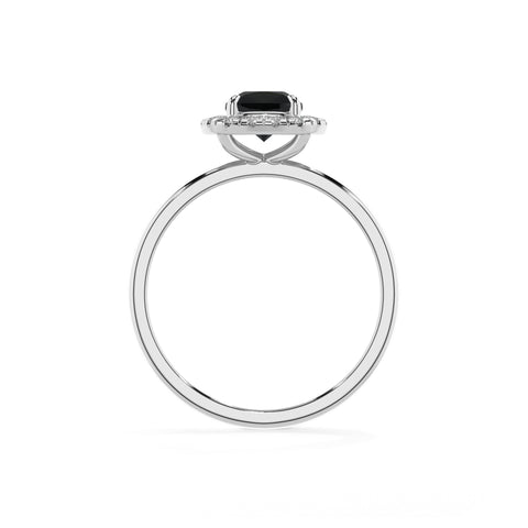 natural black-onyx cushion halo solitaire engagement ring