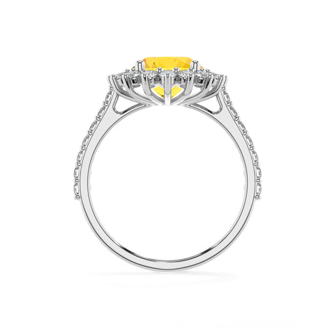 lab-grown yellow-sapphire round half eterity halo solitaire engagement ring