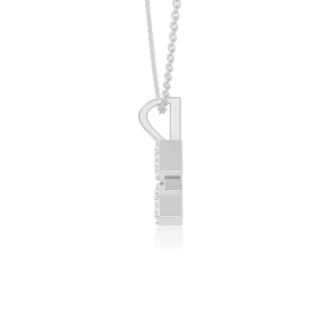 moissanite aquarius zodiac sign necklaces in sterling silver 