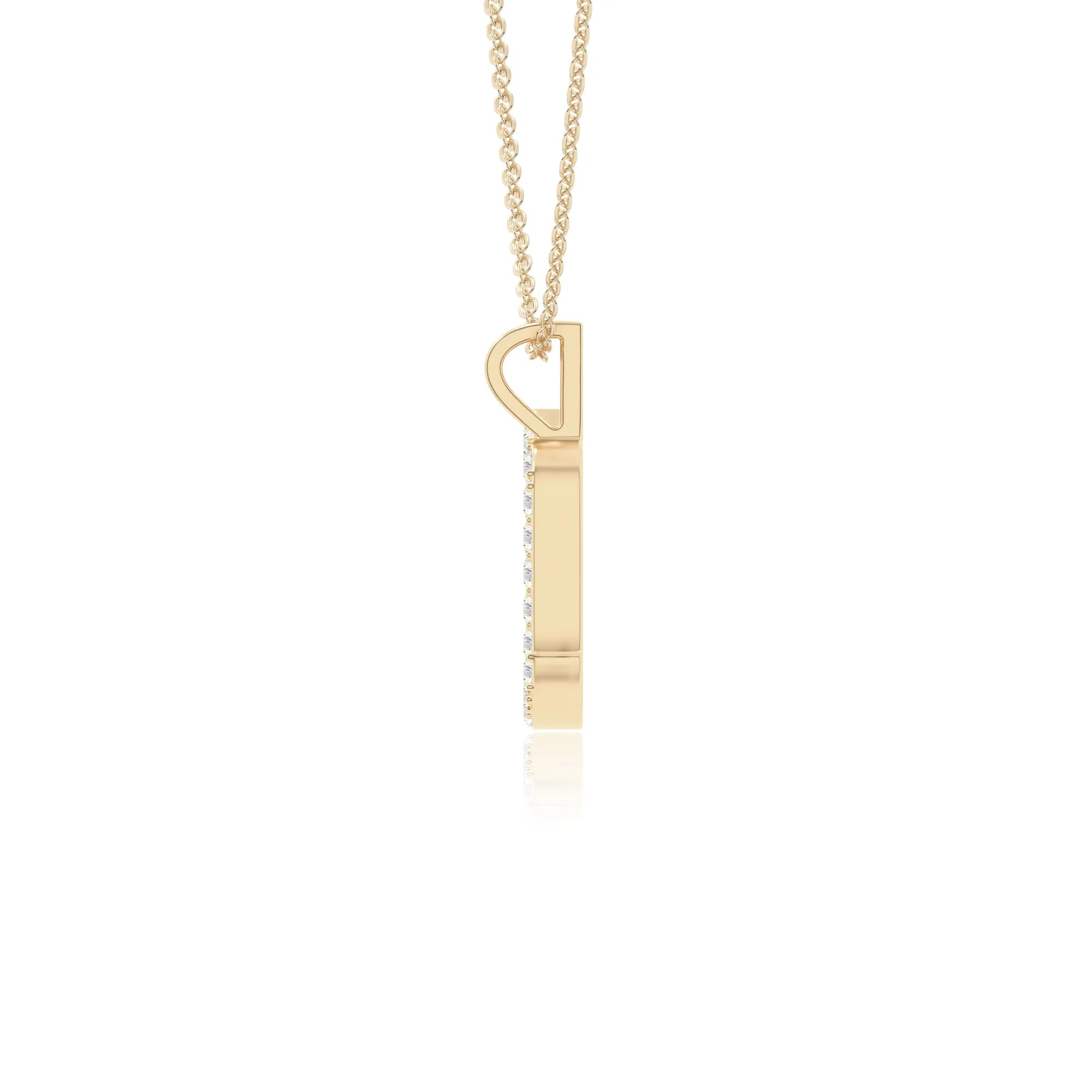 moissanite scorpio zodiac necklaces in yellow gold vermeil 