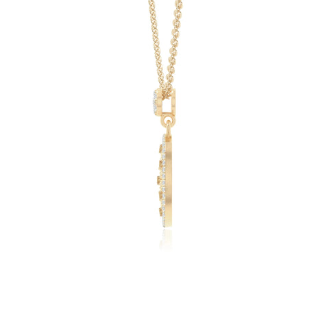 natural citrine infinity love knot necklaces in yellow gold vermeil 