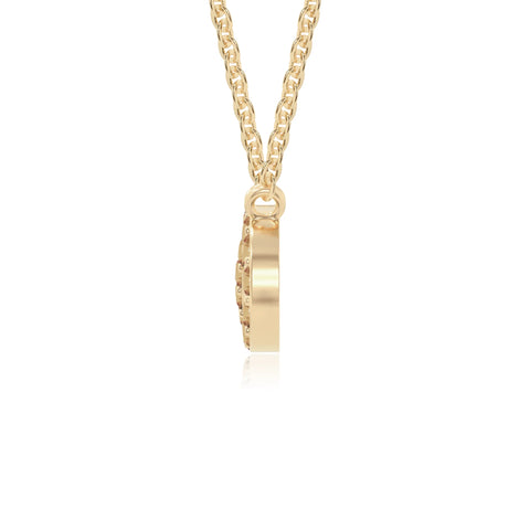 natural citrine infinity necklaces in yellow gold vermeil 