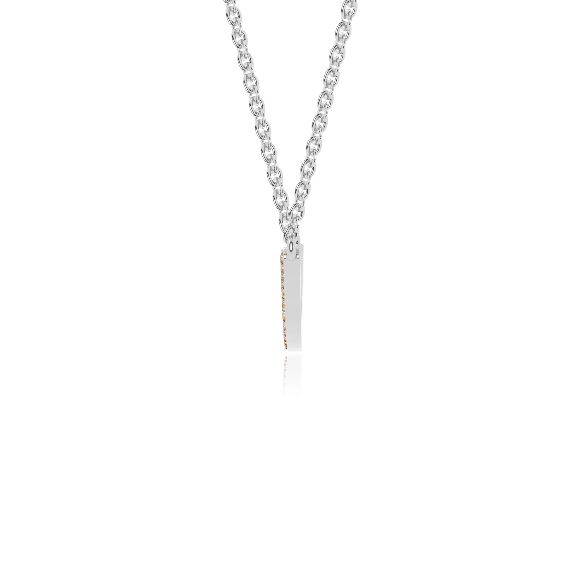 natural citrine bypass curved bar necklaces in sterling silver 