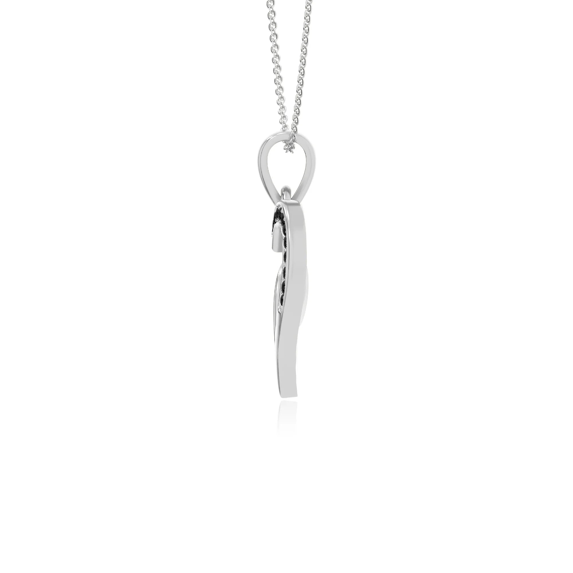 natural black-onyx infinity necklaces in sterling silver 