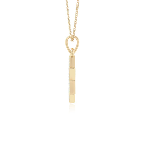 moissanite star of david necklaces in yellow gold vermeil 