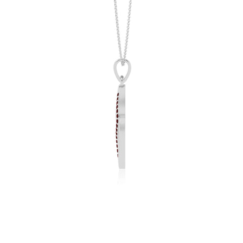 natural garnet leaf necklaces in sterling silver 