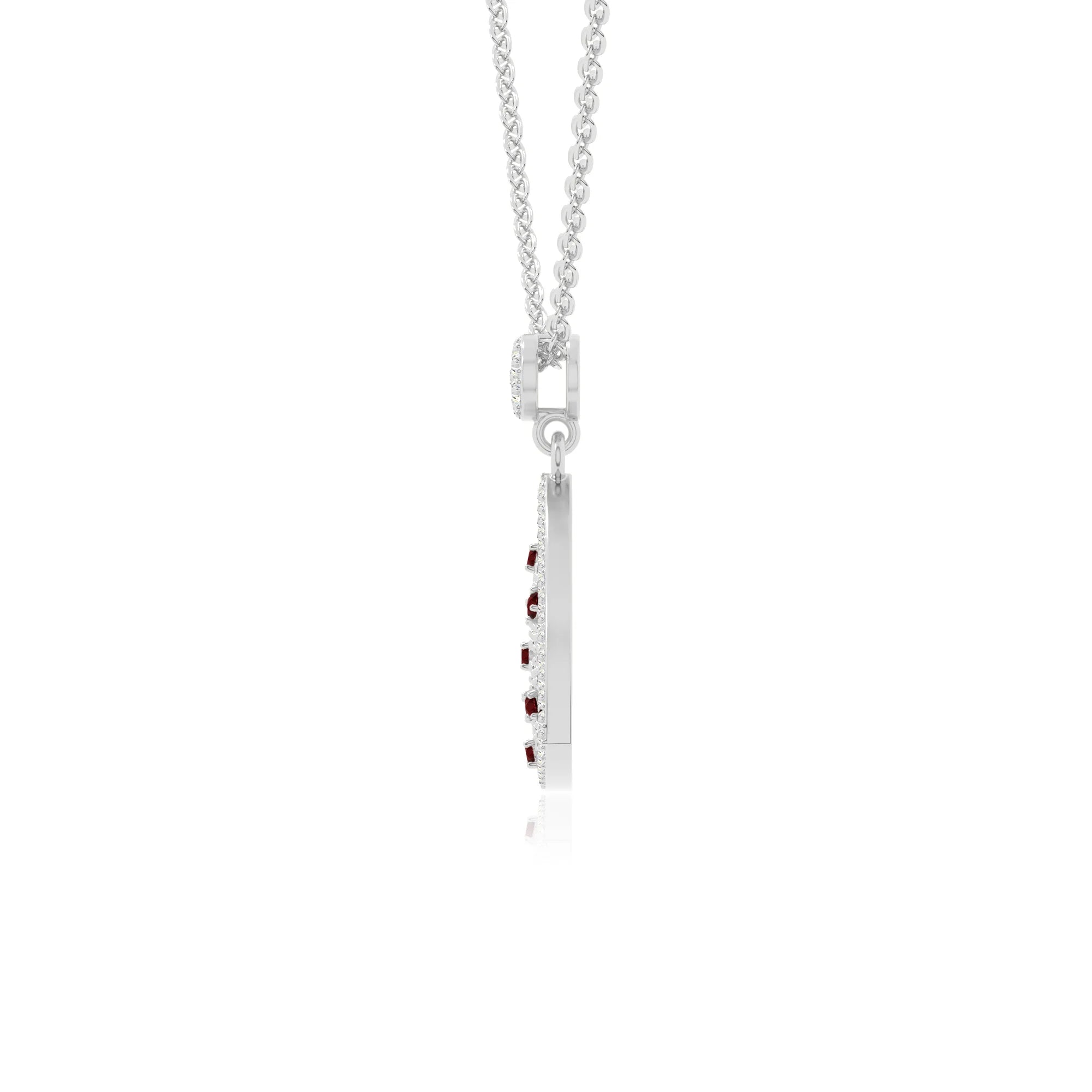natural garnet infinity love knot necklaces in sterling silver 