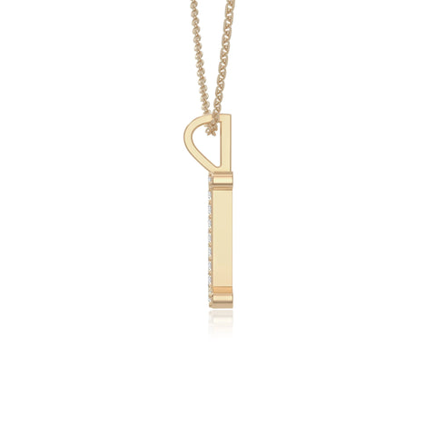 moissanite gemini zodiac necklaces in yellow gold vermeil 