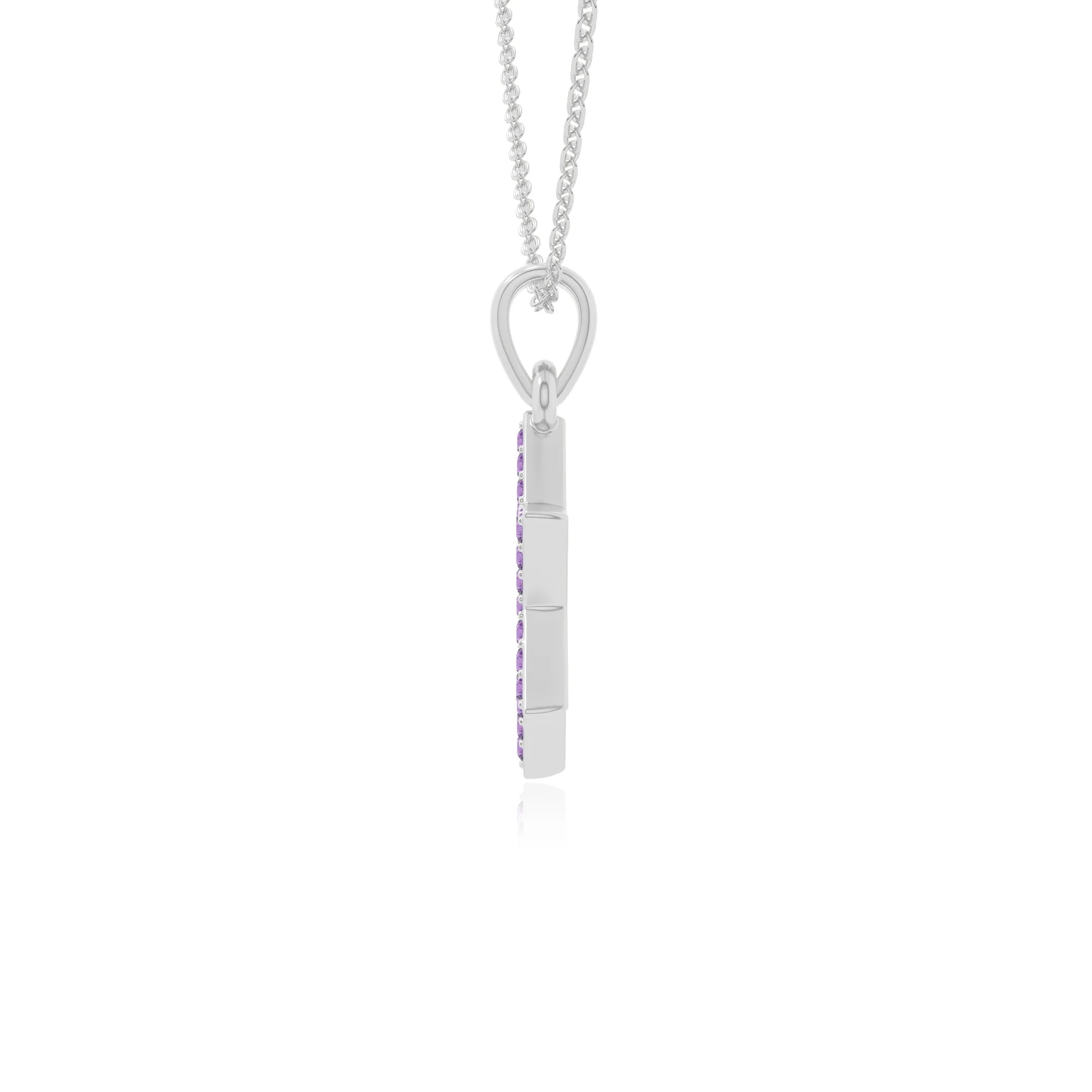 natural amethyst star of david necklaces in sterling silver 