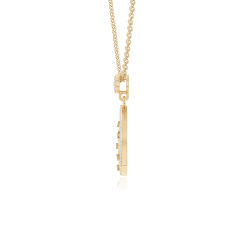 natural citrine infinity love knot necklaces in yellow gold vermeil 
