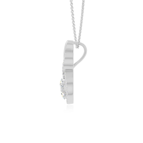 moissanite infinity necklaces in sterling silver 