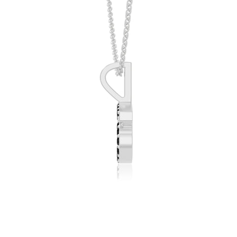 natural black-onyx cancer zodiac sign necklaces in sterling silver 