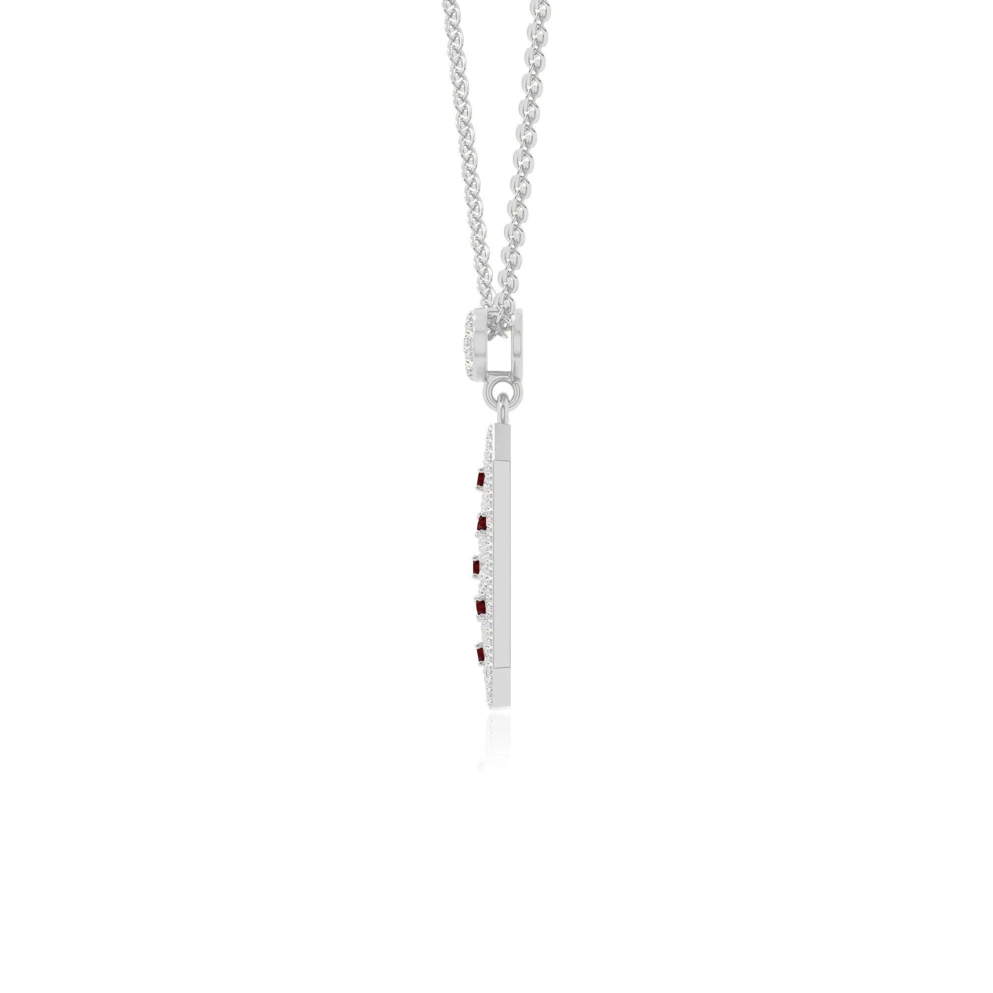 natural garnet infinity love knot necklaces in sterling silver 