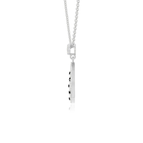 natural black-onyx infinity love knot necklaces in sterling silver 