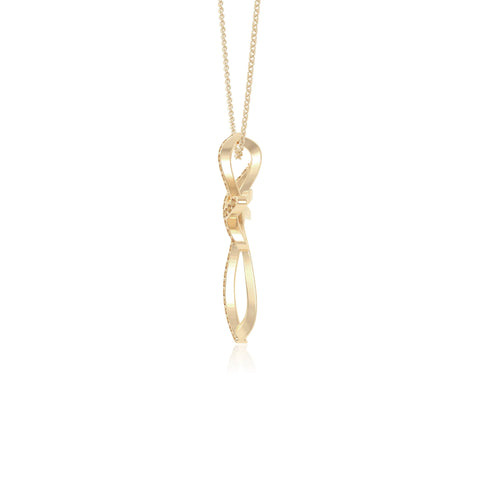 natural citrine infinity cross necklaces in yellow gold vermeil 
