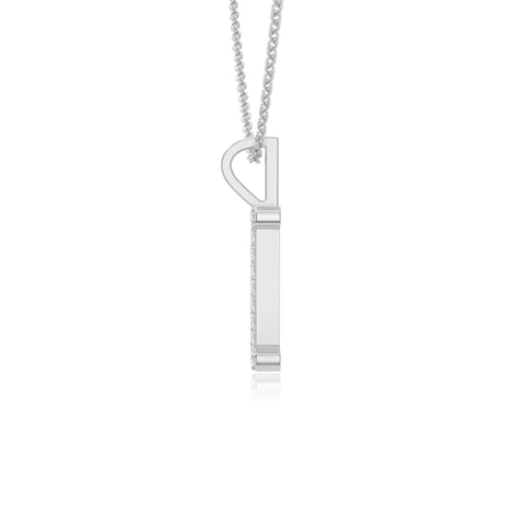 moissanite gemini zodiac necklaces in sterling silver 