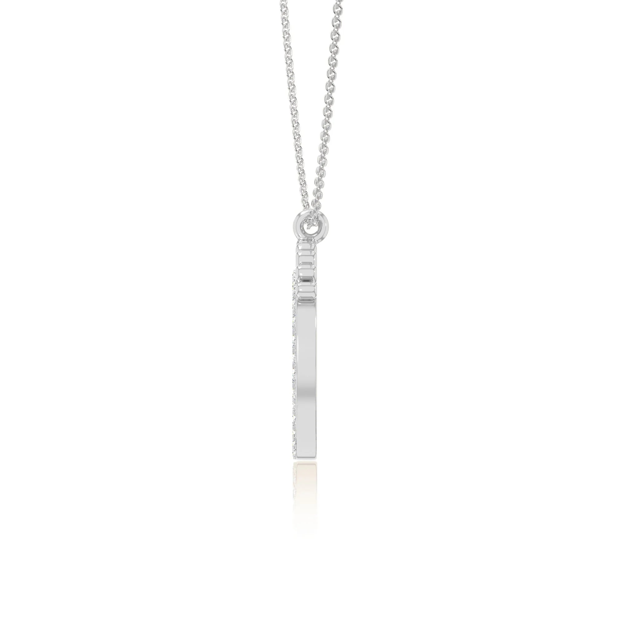 moissanite mother child necklaces in yellow gold vermeil 