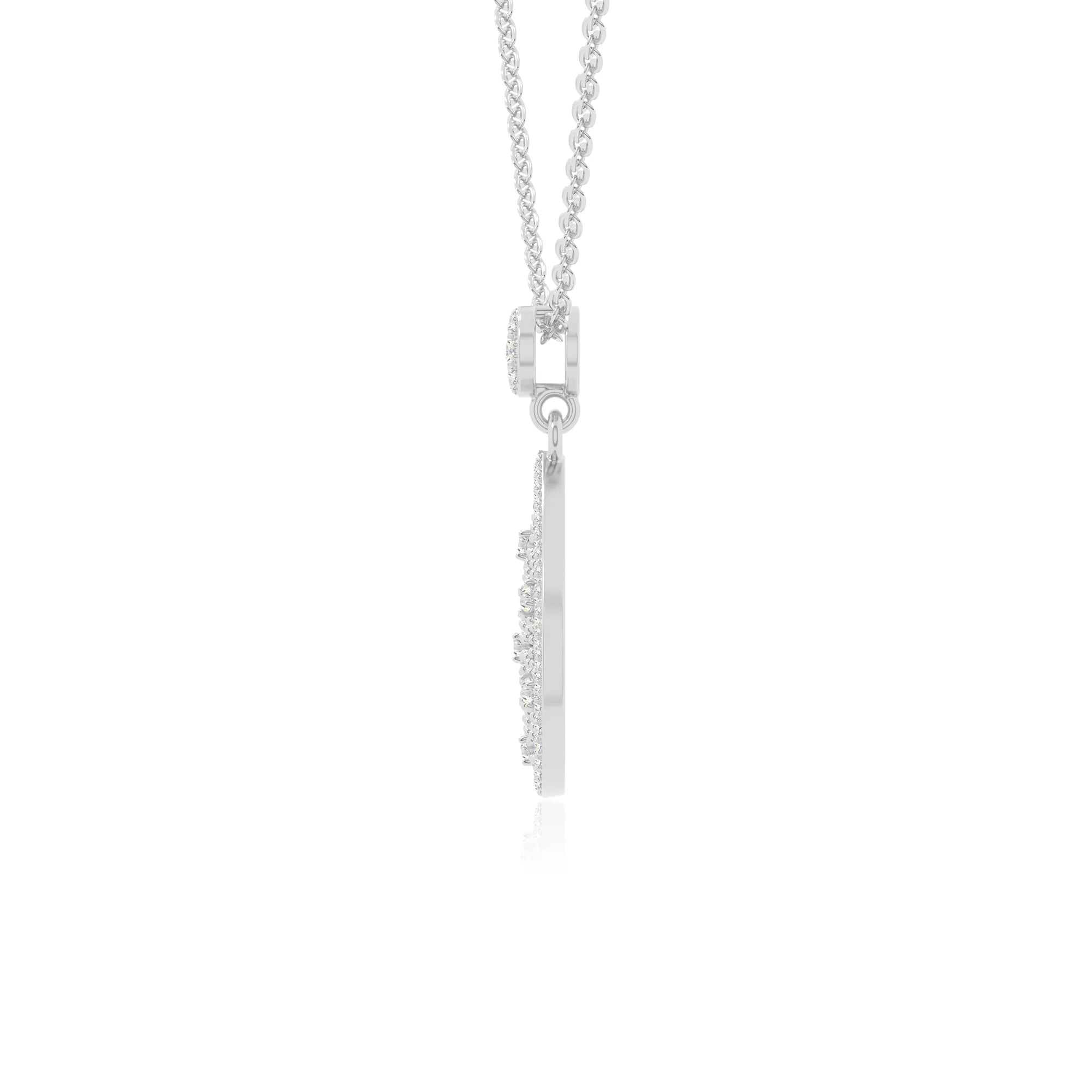 moissanite infinity love knot necklaces in sterling silver 