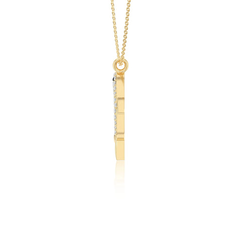 natural black-onyx dolphin necklaces in yellow gold vermeil 