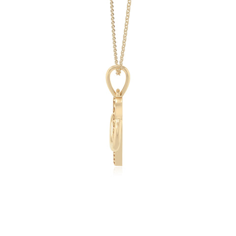 natural citrine infinity heart necklaces in yellow gold vermeil 