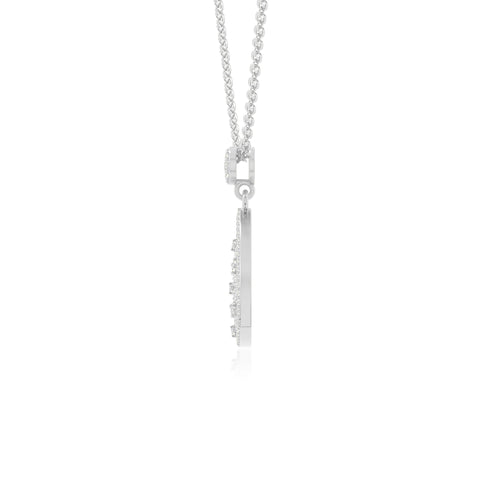 moissanite infinity love knot necklaces in sterling silver 