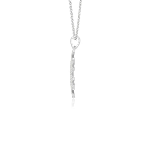 moissanite infinity love knot necklaces in sterling silver 