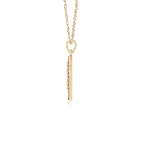 natural citrine infinity love knot necklaces in yellow gold vermeil 
