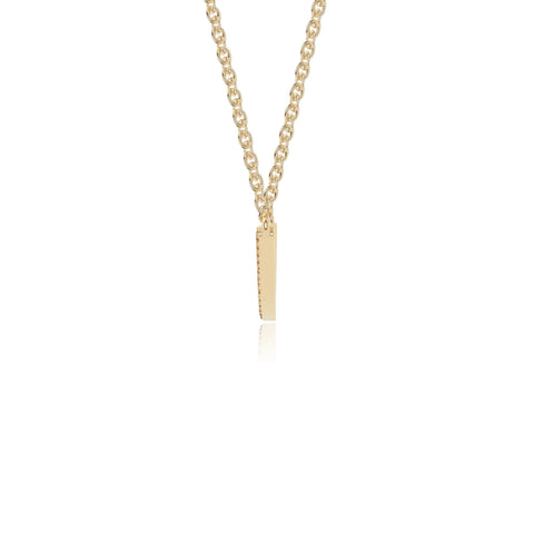 natural citrine bypass curved bar necklaces in yellow gold vermeil 