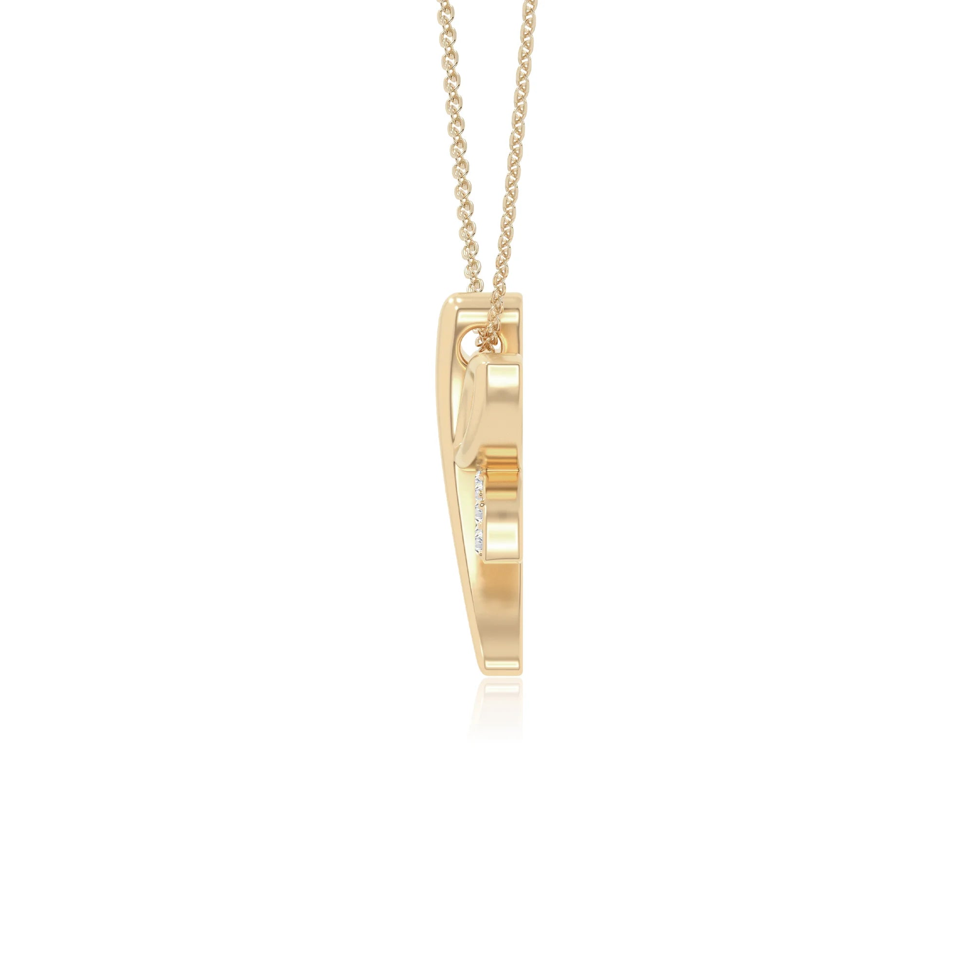 moissanite dragonfly necklaces in yellow gold vermeil 