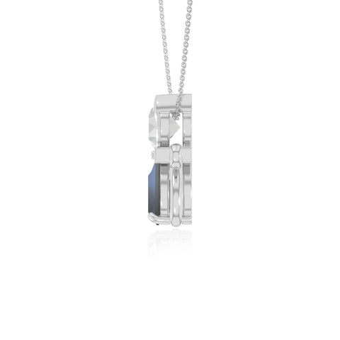natural labradorite cat necklaces in sterling silver 