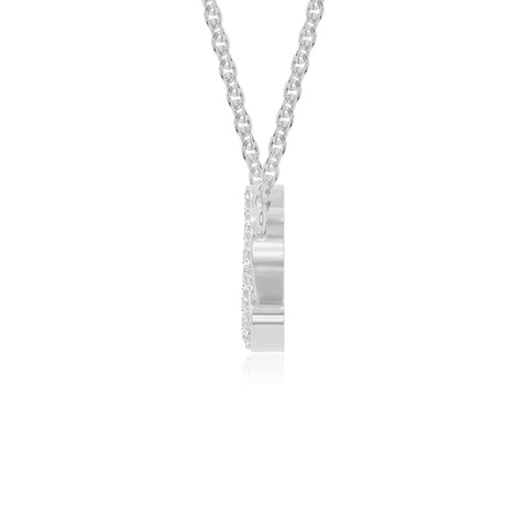 moissanite infinity love knot necklaces in sterling silver 