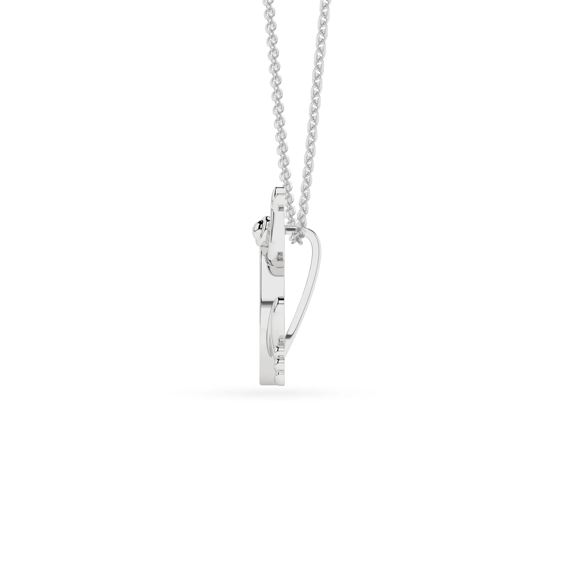 natural rose-quartz frog shape pendant necklace