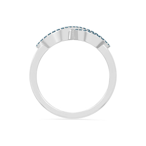 natural london blue topaz infinity promise rings in sterling silver 