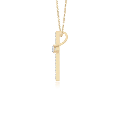rainbow moonstone cross necklaces in yellow gold vermeil 