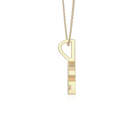 moissanite libra zodiac necklaces in yellow gold vermeil 