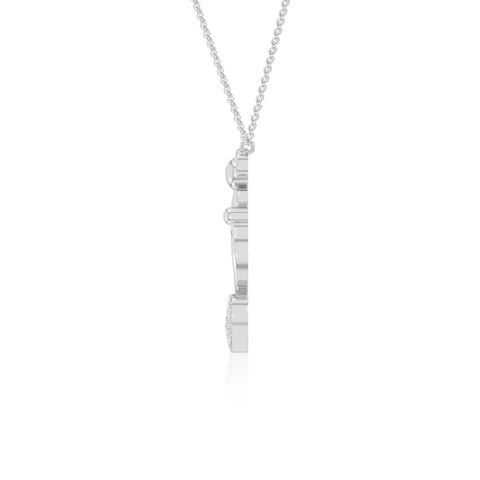 moissanite mother child heart necklaces in sterling silver 
