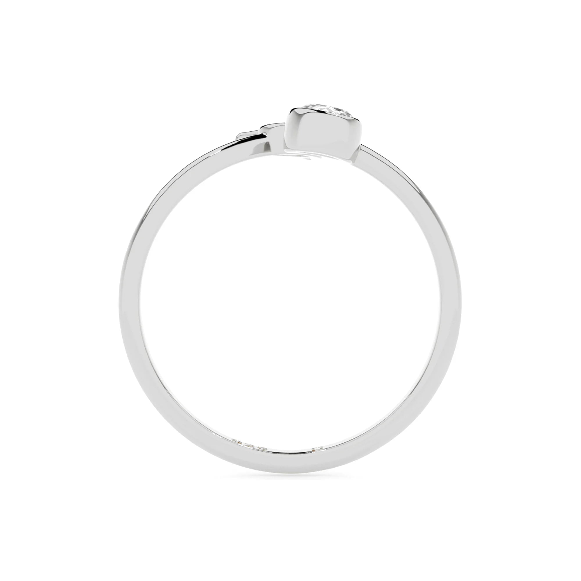 taurus zodiac ring with natural white topaz