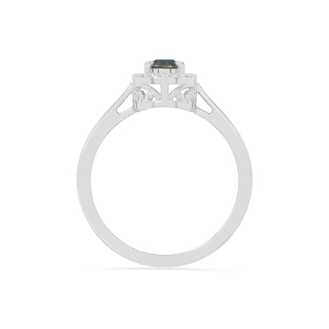 natural labradorite solitaire halo engagement rings in sterling silver 