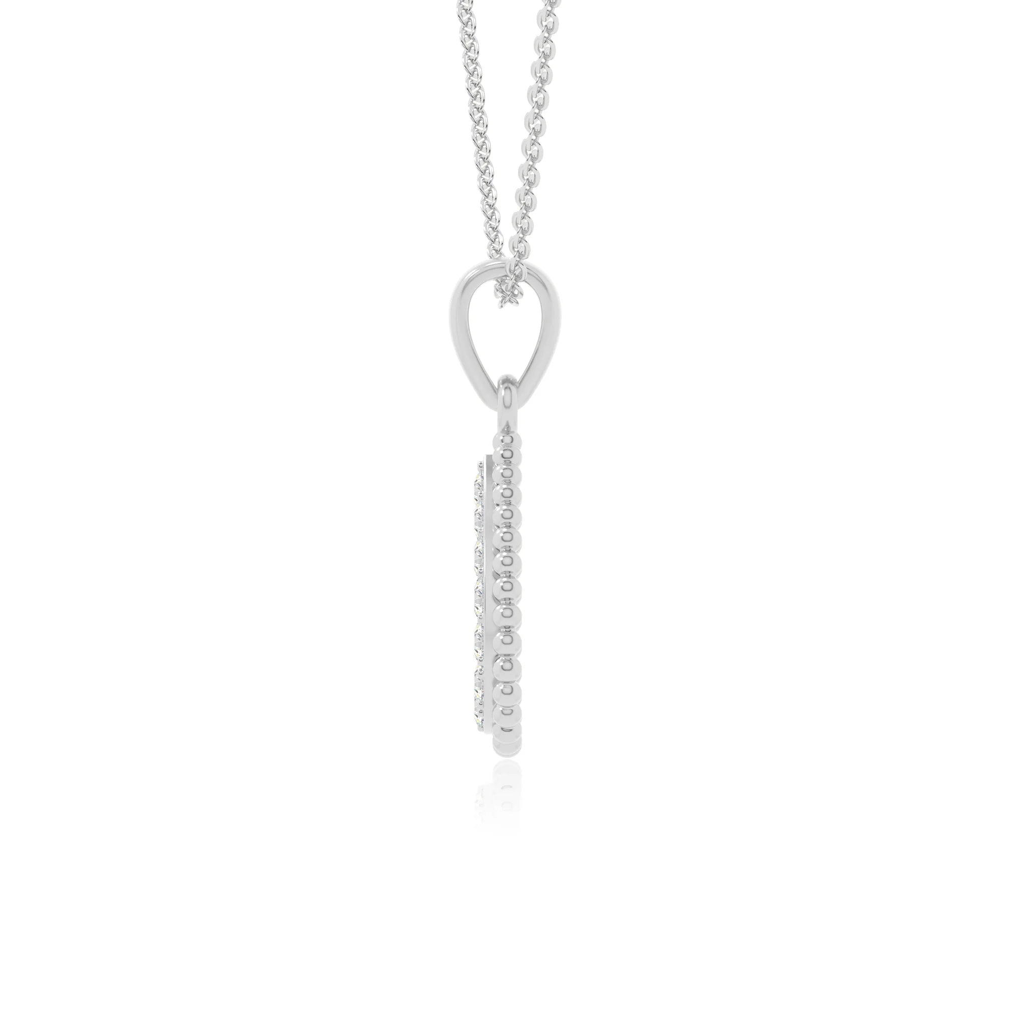 moissanite infinity love knot necklaces in sterling silver 