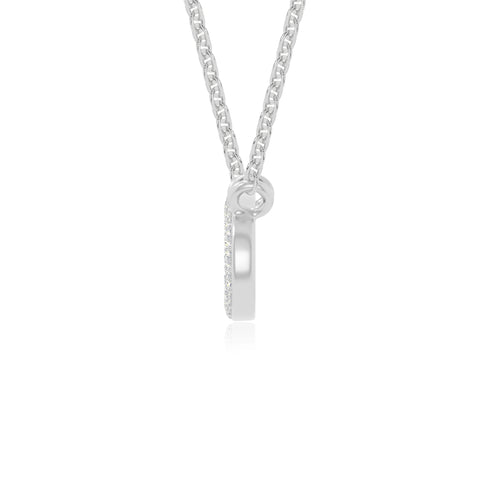 moissanite oval paperclip necklaces in sterling silver 