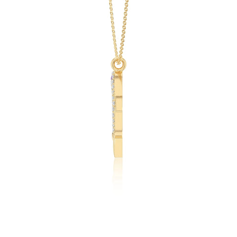 natural amethyst dolphin necklaces in yellow gold vermeil 