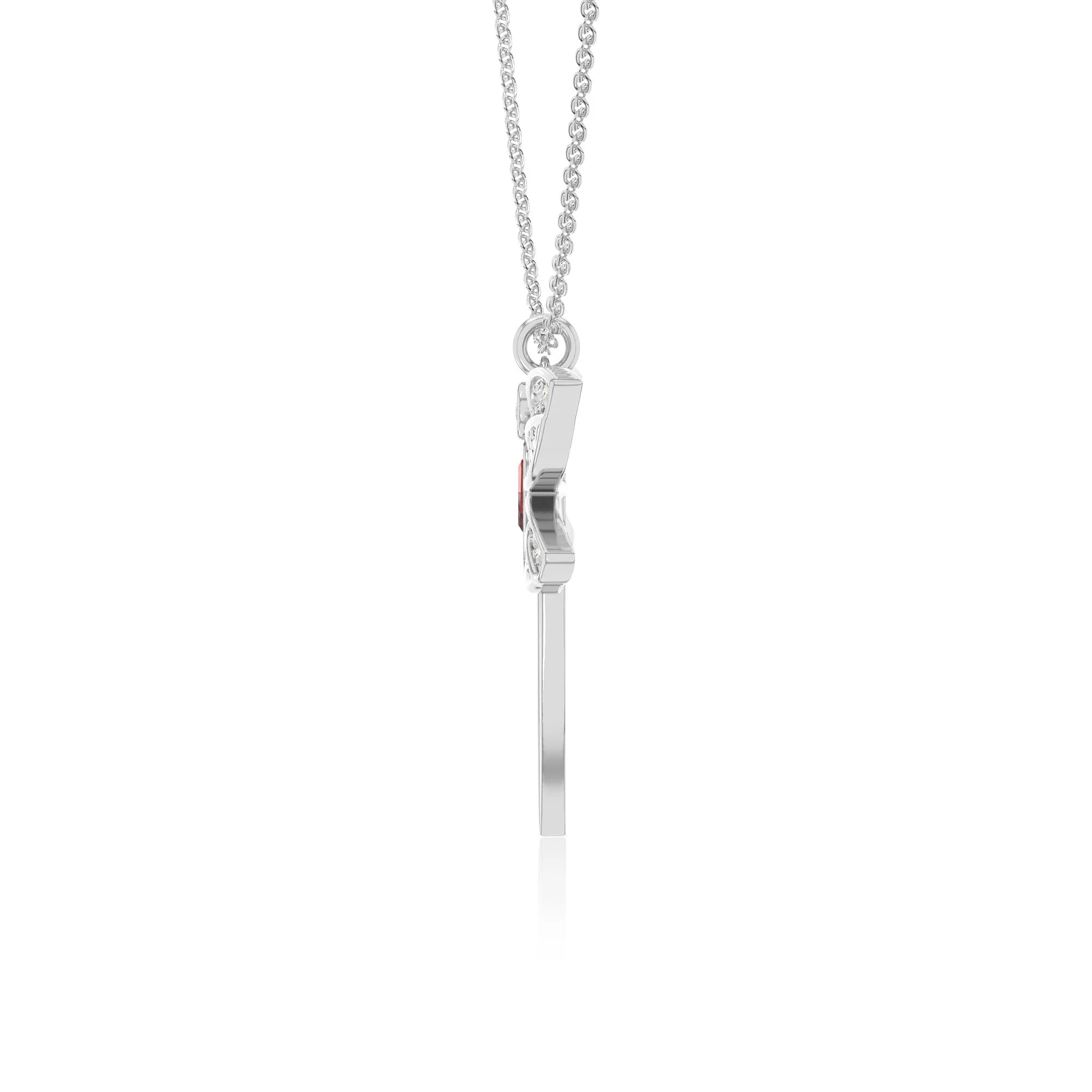 natural garnet dragonfly necklaces in sterling silver 