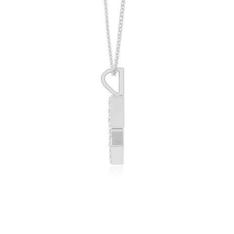 moissanite sagittarius zodiac necklaces in sterling silver 
