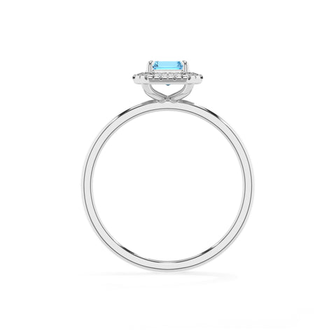 natural swiss blue topaz swiss blue topaz halo solitaire engagement ring