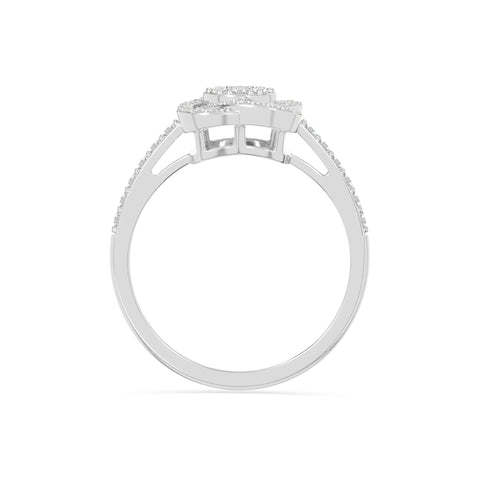 natural moissanite infinity promise rings in sterling silver 