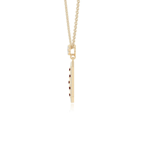 natural garnet infinity love knot necklaces in yellow gold vermeil 