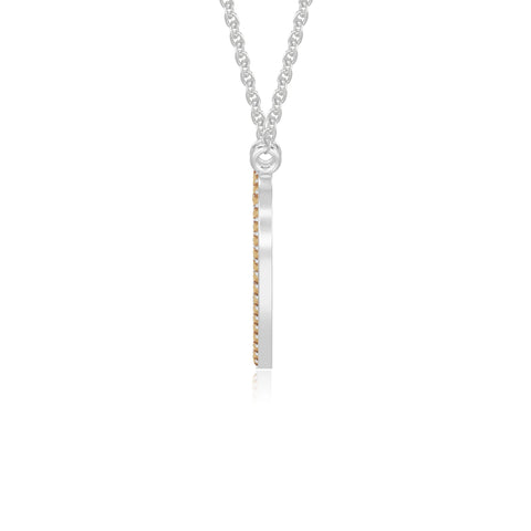 natural citrine heart necklaces in sterling silver 