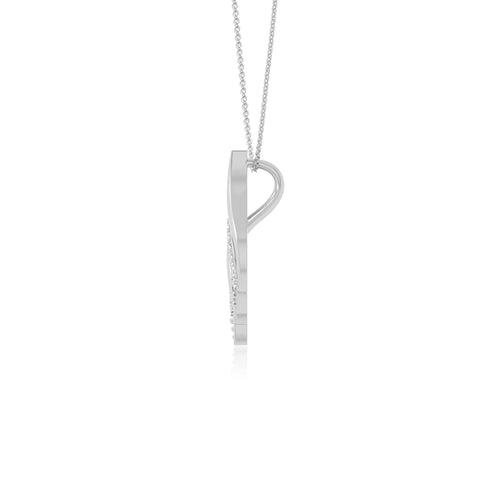 moissanite flame necklaces in sterling silver 